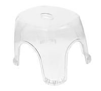 VALICLUD Sgabello Vasino Doccia Con Sgabelli Posto a Sedere Gambe Piccolo Sedile Del Water Bagno Pieghevole Piede Fare Un Passo Poggiapiedi Domestico Sedia Da Toilette Pp Trasparente