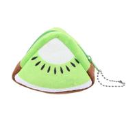 VALICLUD Simpatico Portamonete Con Motivo A Frutta Tasca A Portafoglio Triangolare In Peluche Mini Portamonete Novità Portamonete Con Portachiavi