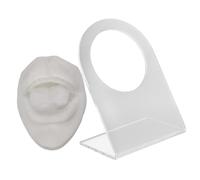 VALICLUD Simulazione per Pratica Piercing Bocca e Lingua in Silicone Alimentare Realistica con Supporto per Formazione Professionale e Didattica