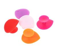 VALICLUD Spazzola da Bagno a Cuore in Silicone Multifunzionale 5 Pezzi Setole ad Alta Densità, Massaggiatore per Chioma e Corpo, Design Ergonomico per Massaggio da Bagno e Shampoo