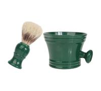 VALICLUD Spazzola e Ciotola per Cura della Barba Porta Sapone da Barba Bicchiere per Sapone da Spazzola per Pulizia della Adatto per Casa e Viaggi Forniture per Rasatura