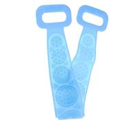 VALICLUD Spazzola Esfoliante Silicone Doppia Faccia per Schiena Massaggio e Rimozione Cellule Morte Asciugamano Bagno Morbido per Liscia e Circolazione Attiva Accessorio Bagno Blu
