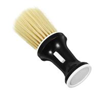 VALICLUD Spazzola Neck Duster Professionale Per Parrucchieri Manico Ergonomico Nero Setole in Nylon Marrone Rimuove Capelli Sciolti e Residui Con Testina Staccabile Strumento Versatile Per