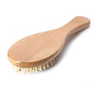 VALICLUD Spazzola Per Capelli in Legno Di Bambù Pettine Massaggiante Antistatico Esfoliante Per Capelluto Rimuove Detriti e Cellule Morte Stimola e Pettina i Capelli