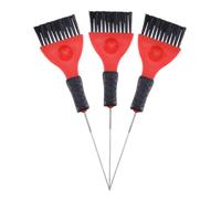 VALICLUD Spazzola per Tintura Strumento Multifunzione 3 Pezzi per Chioma in Acciaio Inox Ago per Coda Applicatore per Tinture da Parrucchiere per Uso Professionale e Domestico