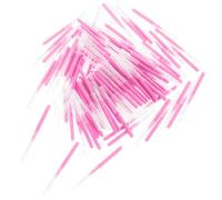 VALICLUD Spazzolini Interdentali Rosa 200 Pezzi per Apparecchi Ortodontici Setole Ultra Morbide, Spazzolino la Pulizia Orale Delicata delle Gengive, Portatile per Igiene Dentale