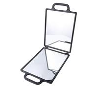 VALICLUD Specchio da Barbiere Doppia Faccia per Parrucchieri Specchio Professionale per Taglio Capelli Portatile e Infrangibile Retrovisore Maneggevole per Auto-taglio e Styling