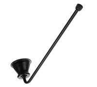 VALICLUD Spegnicandela in Metallo Nero con Manico Lungo Strumento Resistente e per Candele Profumate Tea Light e Aromaterapia Facile da e e