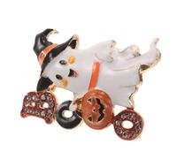 VALICLUD Spilla Fantasia Halloween con Cristalli e Lettera Boo