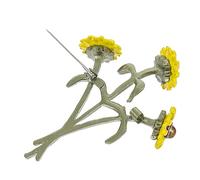VALICLUD spilla girasole floreale perno di fiori Spille di spilla da giacca spille per vestiti spilla decorativa spilla del cappotto perno di girasole spille per cappelli lega