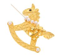 VALICLUD Spilla Vintage Cavallo con Perle Finte e Barretta Spilla Piccola da Donna per Giacche Abiti Camicie Completi per Feste e Occasioni Sociali
