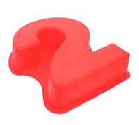 VALICLUD Stampo per Torte in Silicone Rosso Numeri Grandi 3d per Compleanni e Anniversari, Design Moderno e Versatile per Dolci Speciali