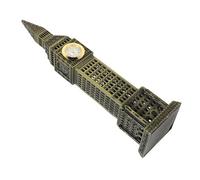 VALICLUD Statua del Big Ben in Metallo Decorazione da Tavolo Scultura in Statuetta di Londra per Arredamento Casa e Collezione di Punti di Riferimento