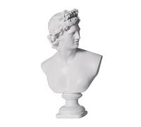VALICLUD Statua in Resina Mitologica David Bianca Decorativa e Ufficio Scultura Greca per Libreria e Idea Regalo Raffinata