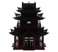 VALICLUD Statua Padiglione Giardino Mini, Decorazione Micro Paesaggio in Plastica, Dettagli Intricati, Compatta, Realistica, per Model House e Bonsai, Decorazione Casa e Diorami