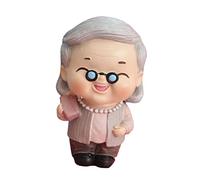 VALICLUD Statuine Anziani Resina per Decorazioni Torte e Feste Figurine Adorabili per Compleanno Nonna e Matrimonio Doll Cake Topper Colorate e Leggere per Addobbi Party