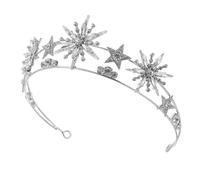 VALICLUD Stella Di Cerchietto Per Per Donna Per Matrimoni Feste Di Capodanno e Principessa Decorato Scintillanti Alla Moda Ed