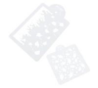 VALICLUD Stencil per Torte Spray 2 Pezzi, Stampi in Plastica Resistenti per Decorazioni Laurea, Accessori per Feste e Dolci Creativi, Facili da Pulire e Riutilizzabili