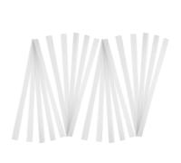 VALICLUD Strisce Porta Etichette Autoadesive per Scaffali 20 Pezzi in Plastica Trasparente 1,2x19,7 cm per Aree Espositive e Organizzazioni Commerciali Resistenti all'Acqua