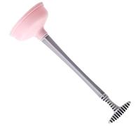 VALICLUD Sturalavandino Ventosa, Manico, Gomma ABS, Rosa | Riutilizzabile, Adatto a Scarichi Bagno e Lavelli, Design Compatto, Presa Ergonomica, Manutenzione Locazioni