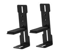 VALICLUD Supporto Gpu Metallico Nero 2 Pezzi, Staffa di Supporto Corta per Scheda Grafica Montaggio Ventola 12 Cm, Compatibile e Stabile per Case PC Gaming