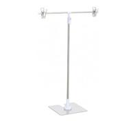 VALICLUD Supporto Inossidabile Forma Acciaio per Fondale in T Fotografico e di Portatile, Mini Stand Leggero Fotografia Still Life e Gioielli