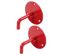 VALICLUD Supporto per Estintore in Ferro 2 Pezzi, Gancio a Parete per Estintore Co2 da 2 a 9 Kg, Staffa Doppia per Ambienti Domestici e Lavorativi