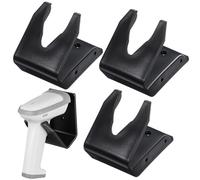 VALICLUD Supporto per Scanner Codici a Barre, Porta Lettore Barcode da Scrivania in Plastico Nero, Montaggio Sospeso Salvaspazio, Adatto a Supermercati e Magazzini, Set da 3 Pezzi