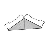 VALICLUD Supporto per Vasi da Fiori in Ferro Angolare Nero Mensola Sospesa per Balcone e Ufficio Scaffale Portapiante Organizer Decorativo e Pratico per Piante e Oggetti Vari