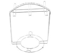 VALICLUD Supporto Portabicchieri da Caffè in Ferro Argentato Scolapiatti e Portaoggetti, Organizer per Tazze da Tè Drenaggio Rapido, Accessori per Bar e Cucina Salvaspazio, Set 6 Tazze