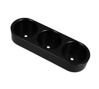 VALICLUD Supporto Portabombole Co2 da Banco per Cilindri 60mm, Nero | 3 Slot, Base Antiscivolo Larga, Design Verticale Compatto in Pom, Montaggio senza Attrezzi