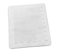 VALICLUD Tagliere Bifacciale per Rinoplastica in Metallo, Strumento di Misurazione Nasale Scala Doppia, Tavola per Scultura e Incisione Nasale Medica