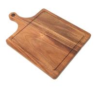 VALICLUD Tagliere in Legno Piccolo con Manico Ergonomico, Facile da Pulire e Resistente a Crepe, per Pane, Pizza e Uso Quotidiano in Cucina
