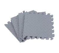 VALICLUD Tappetini Ammortizzatori Antiscivolo 4 Pezzi in Eva 30x30x2,5 Cm per Palestra e Casa, Riduzione Rumore e Protezione Pavimento per Uso Esterno