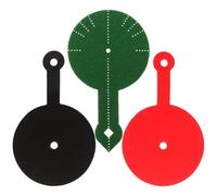 VALICLUD Tappetino per Allenare la Mira del Biliardo di Cotone Set da 3 Pezzi, Ausilio per L’Allenamento Mirato al Tavolo da Biliardo, Strumento per Migliorare Precisione e Accuratezza