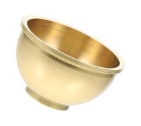 VALICLUD Tazza in Rame per Offerte Buddha Contenitore Liquido Dorato Piccolo Decorazione Meditazione e Tempio Accessorio Buddista Raffinato per Yoga