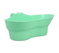 VALICLUD Tazza Per Igiene Orale e Collutorio, Bicchiere Per Pazienti Costretti a Letto, Bacinella Portatile Per Sputo e Vomito in Plastica Resistente, Per Assistenza Anziani e Uso Ospedaliero