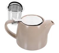 VALICLUD Teiera con Infusore Acciaio Inossidabile Piccola Capacità per Foglie Tè Sfuse per Tè Kettle Desktop e Uso Casa o Dormitorio Semilucido