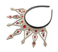 VALICLUD tiara diadema di diamanti Copricapo da sposa di diadema di compleanno principessa di strass per ragazza corone di diademi d'epoca plastica D'oro