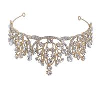 VALICLUD Tiara Topper Per La Sposa Matrimonio Donna Sposa In Arrivo Grandi Corone Da Sposa Per La Sposa Di Strass Da Sposa Decorazioni Da Matrimonio Formale Per Donne