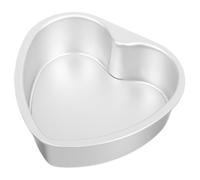 VALICLUD Tortiera per Baking e DIY Baking in Lega di Alluminio Forma di Cuore Fondo Rimovibile e Superficie Liscia per Dolci Creativi e Romantici