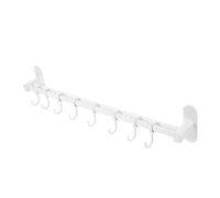 VALICLUD Utensili Cucina da Parete in Alluminio Supporto Appendiabiti Ganci per Pentole e Accessori Organizer per Utensili Resistente e Facile da Montare