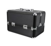 VALICLUD Valigetta per Alluminio con Design Doppio Apertura Organizer Cosmetico Versatile per Viaggi e Speciali Capacità Ampia e Facile Accesso