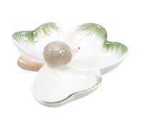 VALICLUD Vassoio in con Design Riccio Contenitore Decorativo per Orecchini Collane e Sapone Organizer Compatto per Camera e Bagno