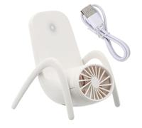 VALICLUD Ventilatore Portatile per Smartphone con e Luce Colorata Ventilatore Multi per Viaggi e Uso Design Rimovibile e Batteria