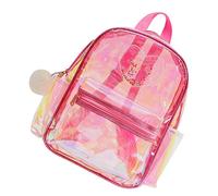 VALICLUD Zaino Trasparente Motivo Cuore Grazioso Design Per Donne e Ragazze Piccolo Zaino Trasparente Per Concerti e Usi Quotidiani Facile Da Pulire e Visibile