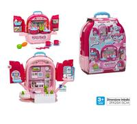 VALIGETTA 3 IN 1 GIOCO PER BAMBINE CON DOPPI LATO DI GIOCO CUCINA E ZONA RELAX