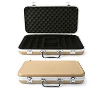 Valigetta 300 Chips Poker Gold in ABS (Vuota)