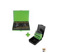 Valigetta 58 pezzi di maschi e filiere rivestite in titanio JBM 50792 SERIE414