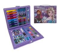 VALIGETTA 65 PEZZI FROZEN DISNEY SCATOLA COLORI CANCELLERIA STICKERS PER BAMBINI